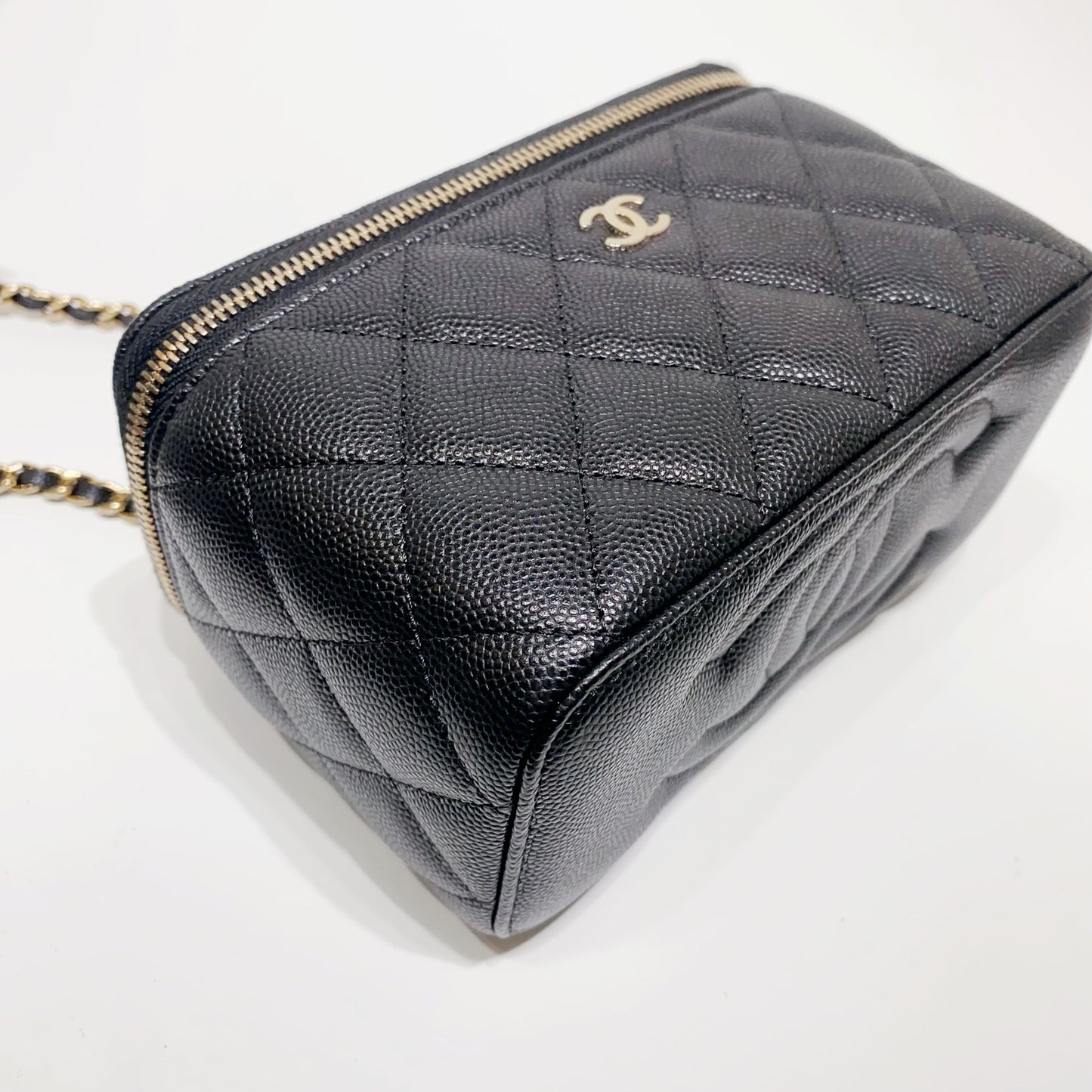 No.4034-Chanel Timeless Classic Vanity With Chain (Unused / 未使用品)