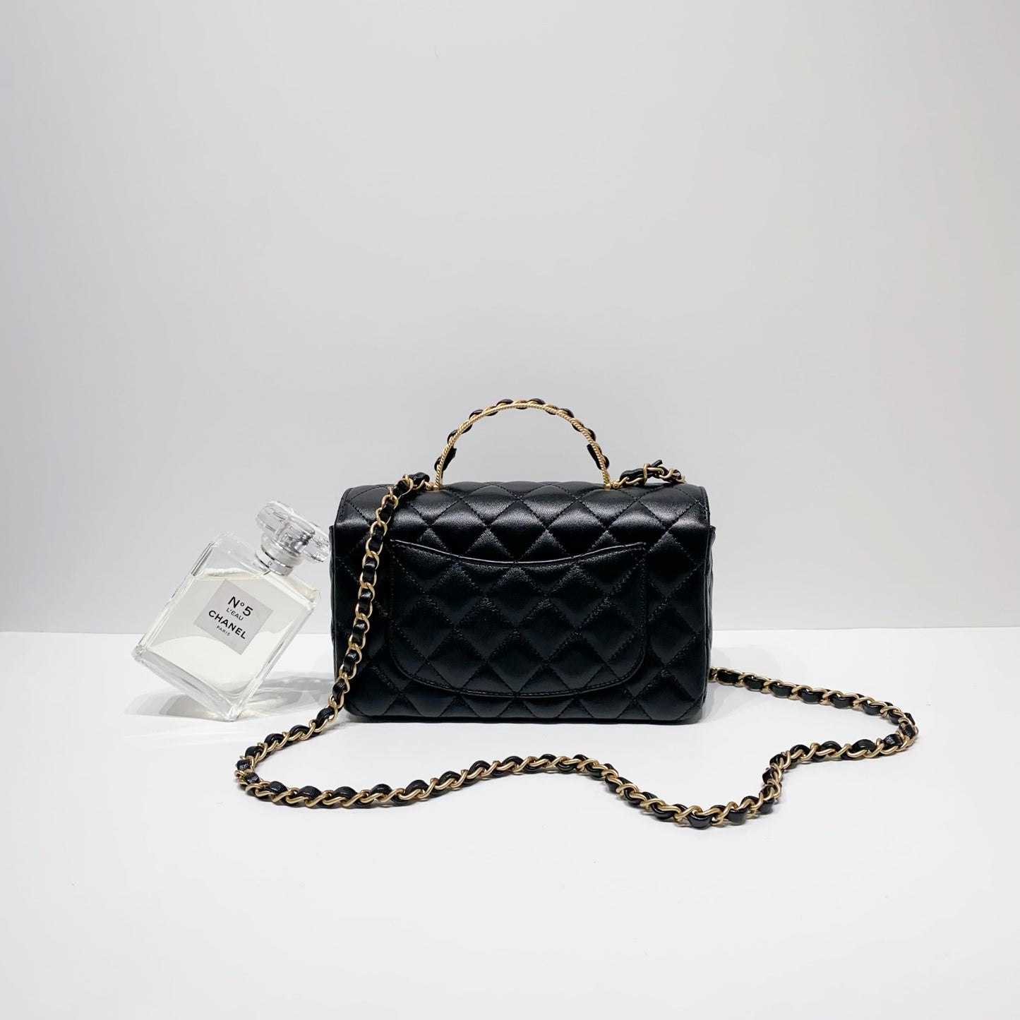 No.001613-1-Chanel Timeless Classic Mini With Top Handle (Brand New / 全新貨品)