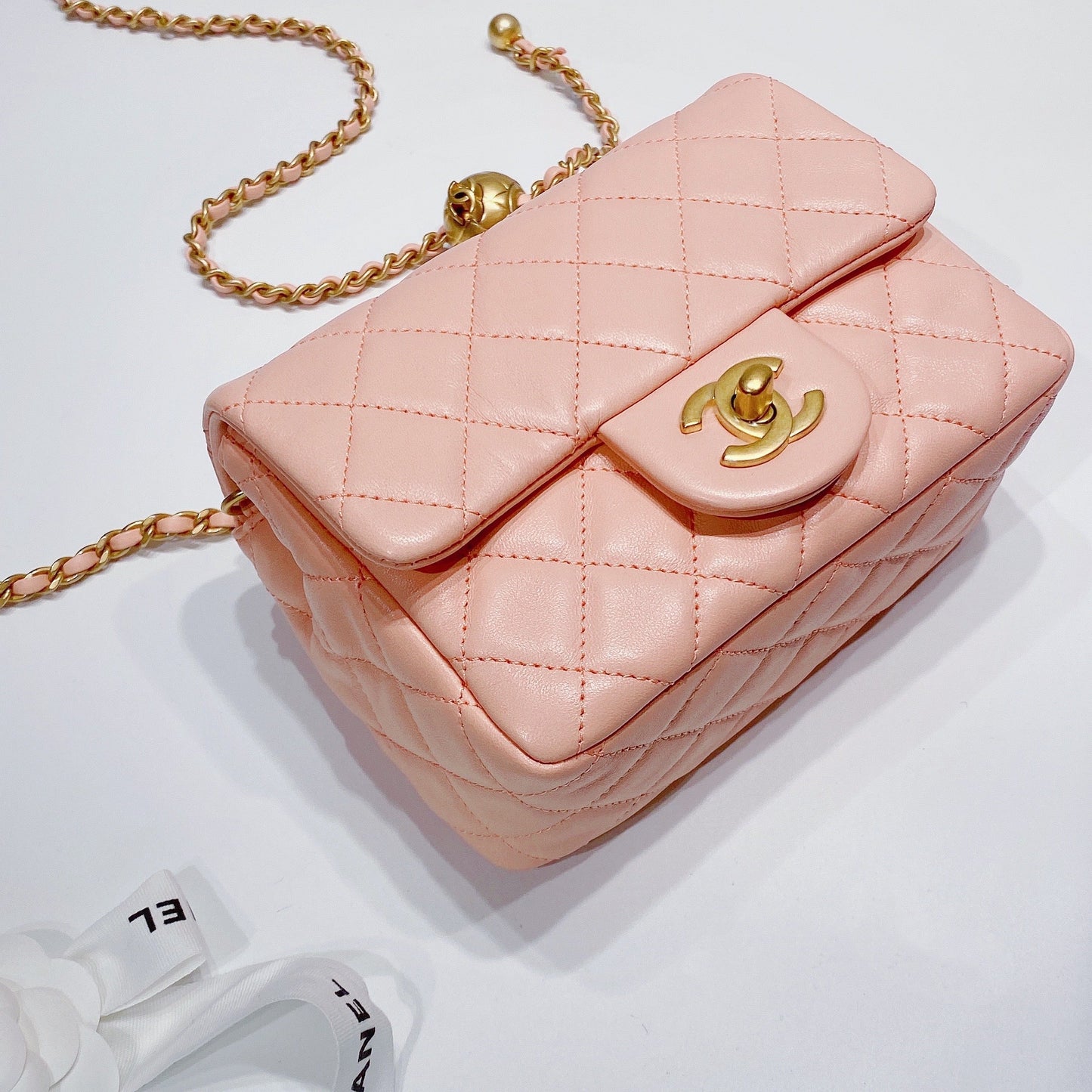 No.3487-Chanel Pearl Crush Square Mini Flap Bag (Brand New / 全新)