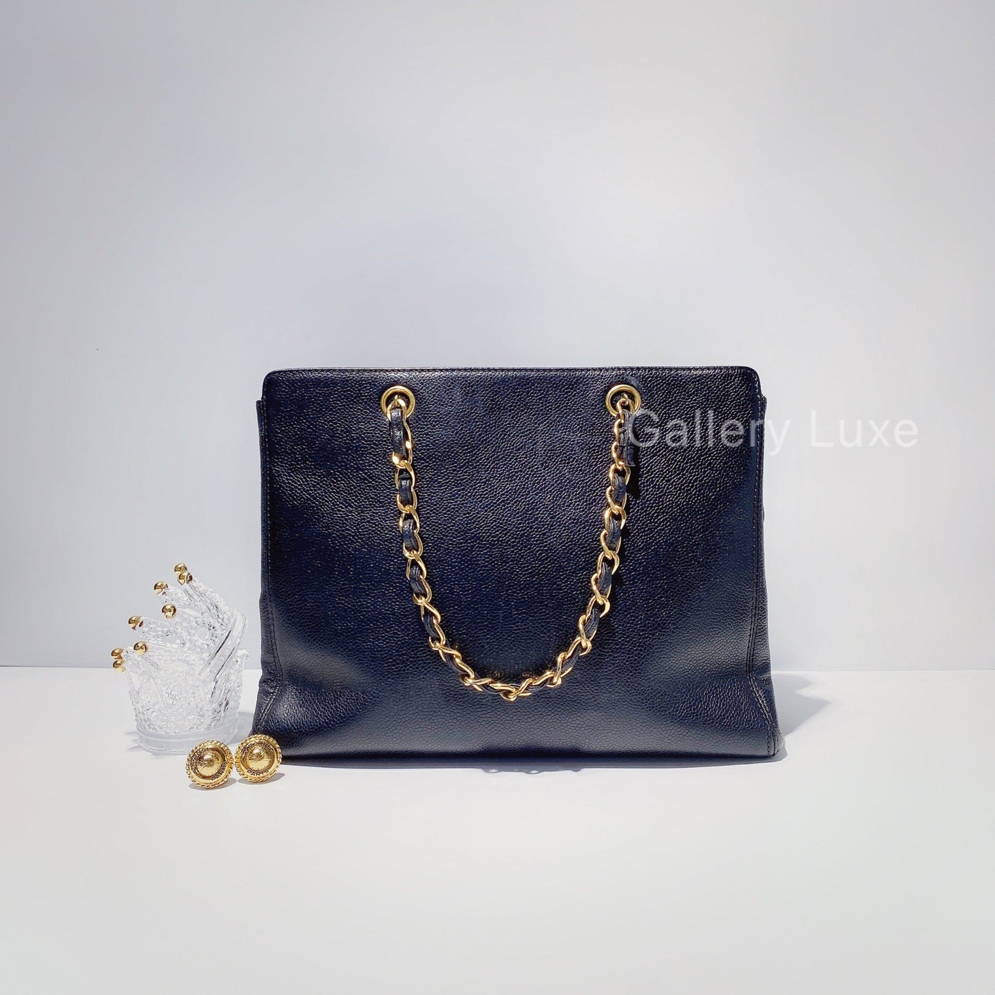 No.2272-Chanel Vintage Caviar Tote Bag