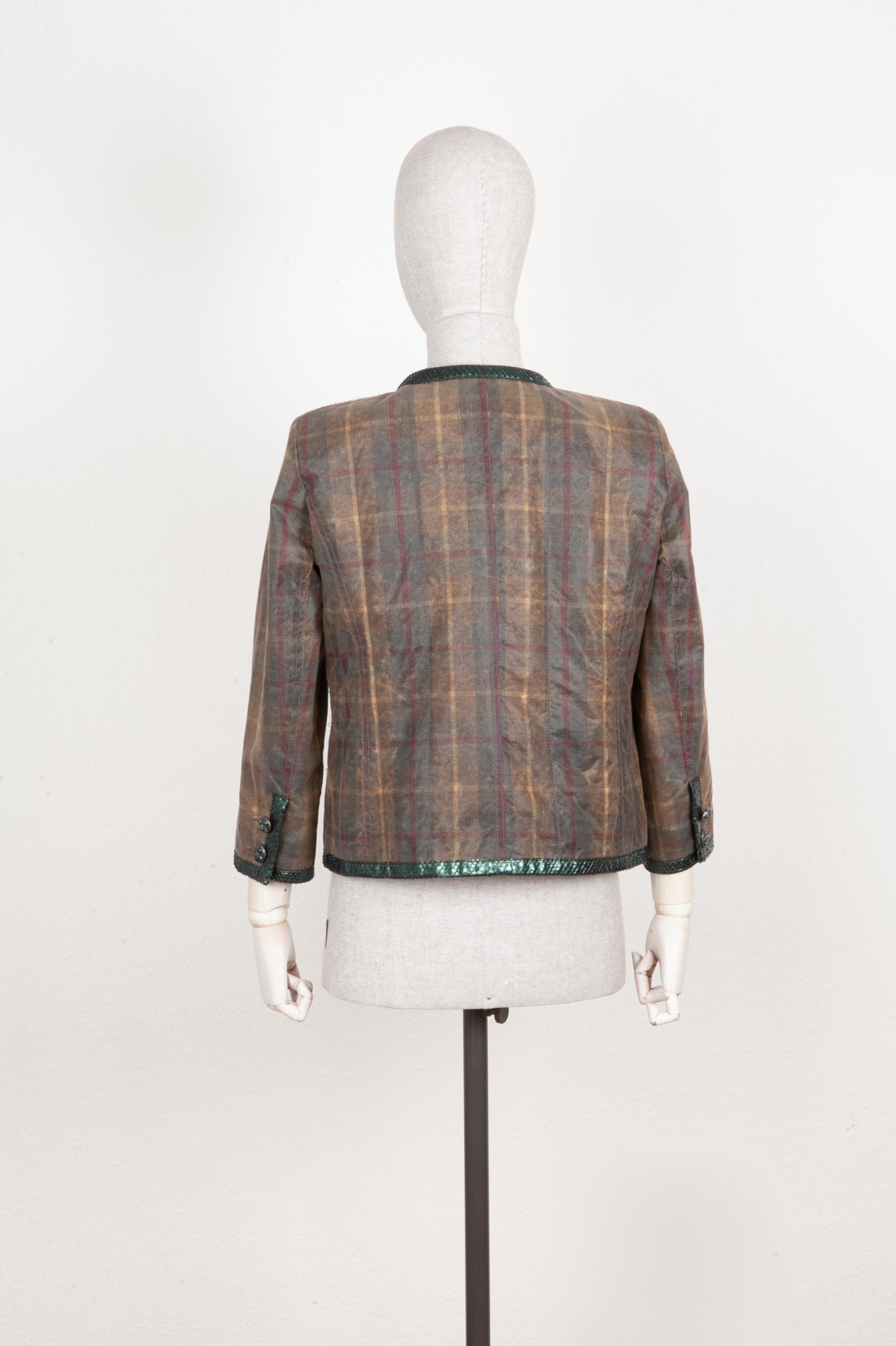 CHANEL Jacket Check and Python 13A