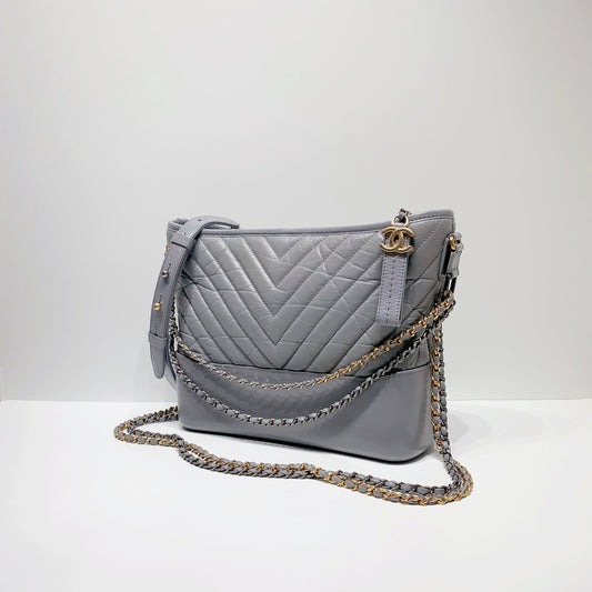 No.4028-Chanel Medium Chevron Gabrielle Hobo Bag
