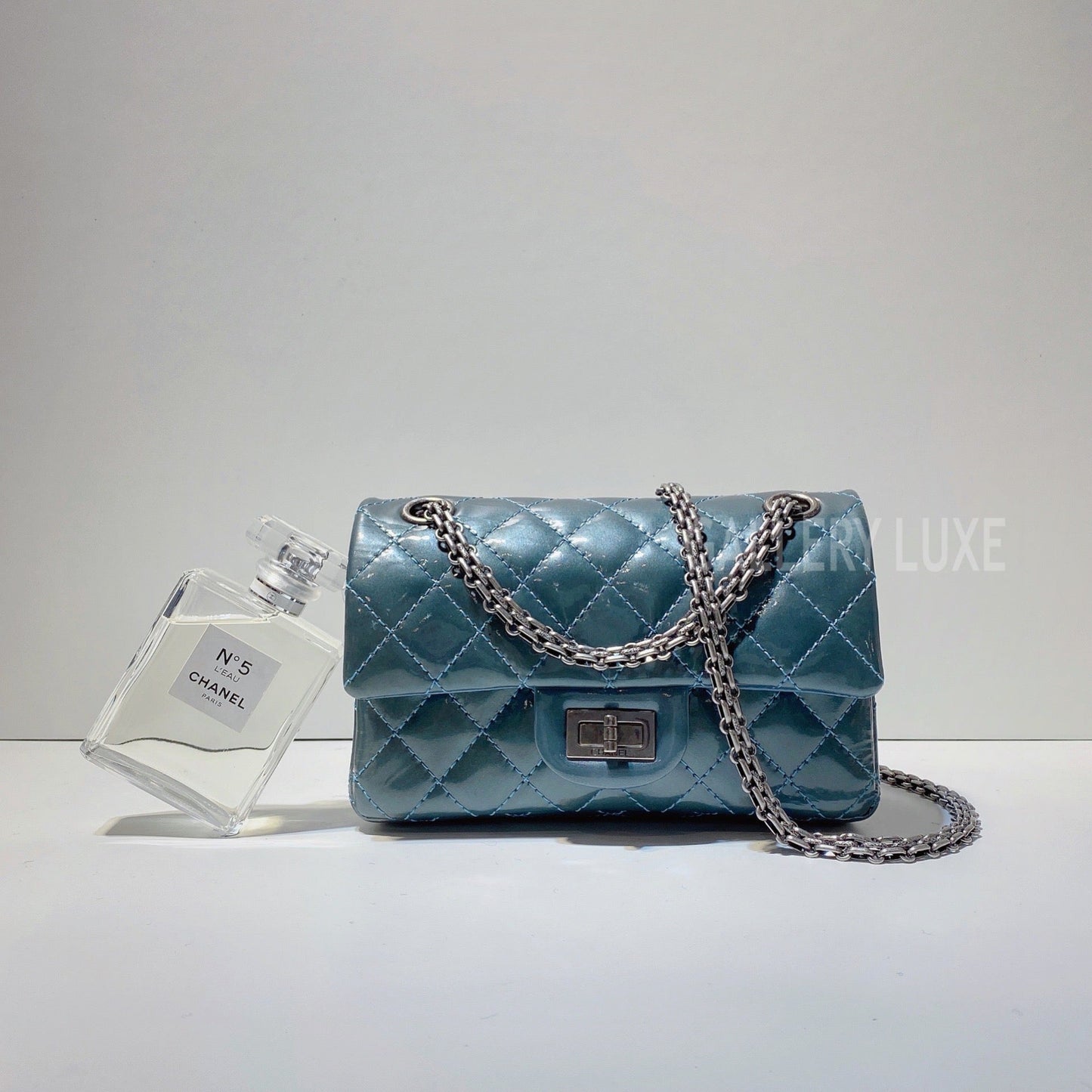 No.3089-Chanel Patent Mini Reissue 2.55 Flap Bag