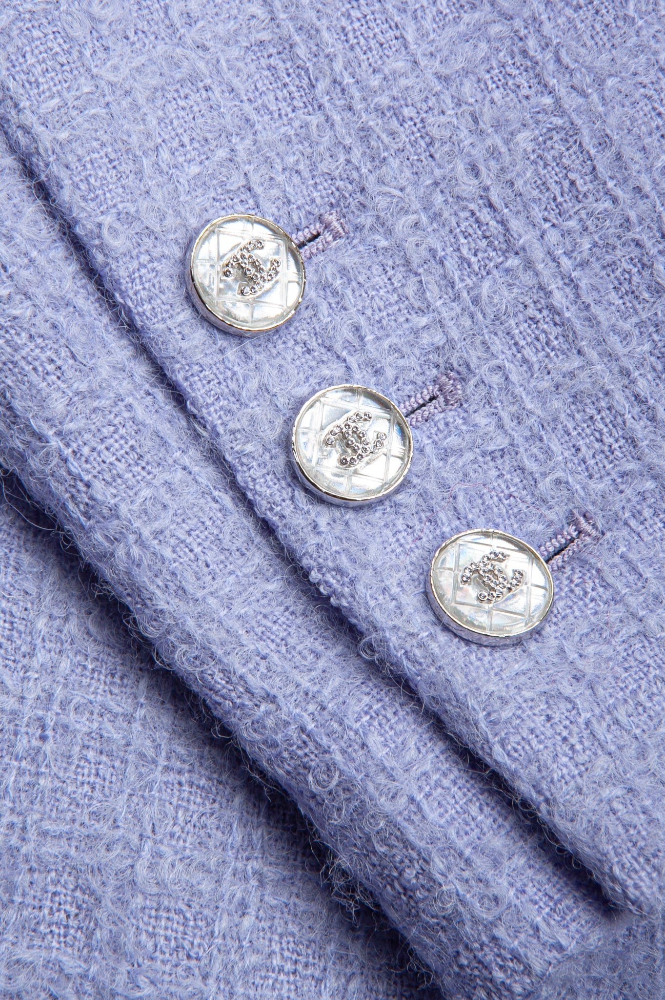 CHANEL Tweed Jacket FW21 Lavender