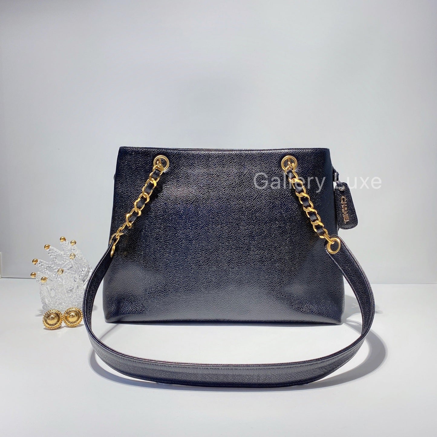 No.2475-Chanel Vintage Caviar Shoulder Bag