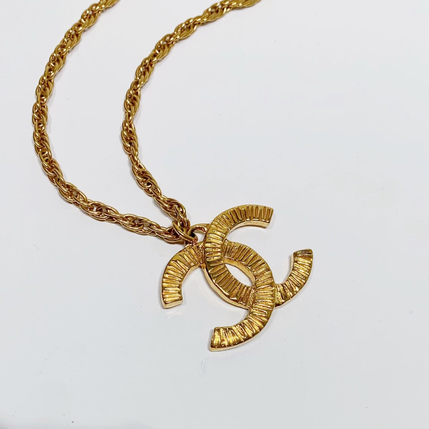 No.4056-Chanel Vintage Coco Mark Necklace