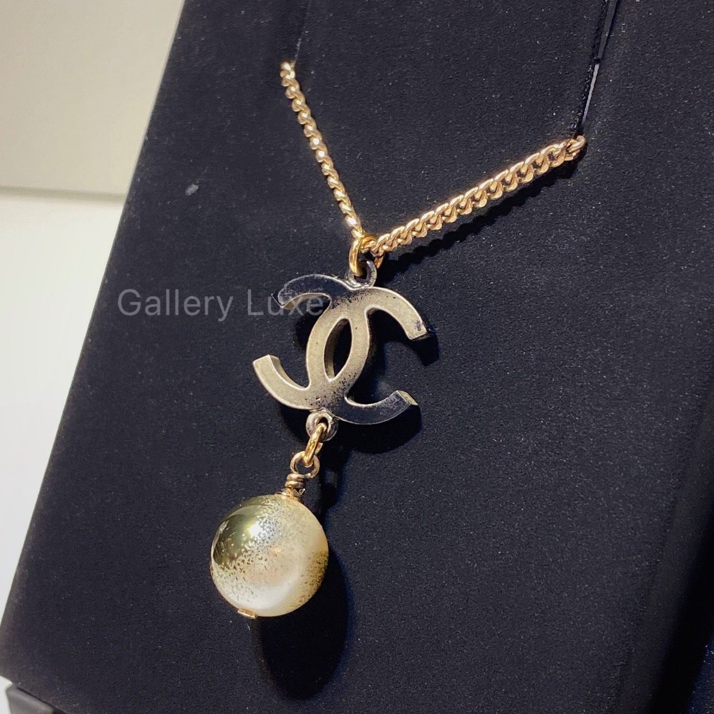 No.2727-Chanel Gradation Coco Mark Necklace
