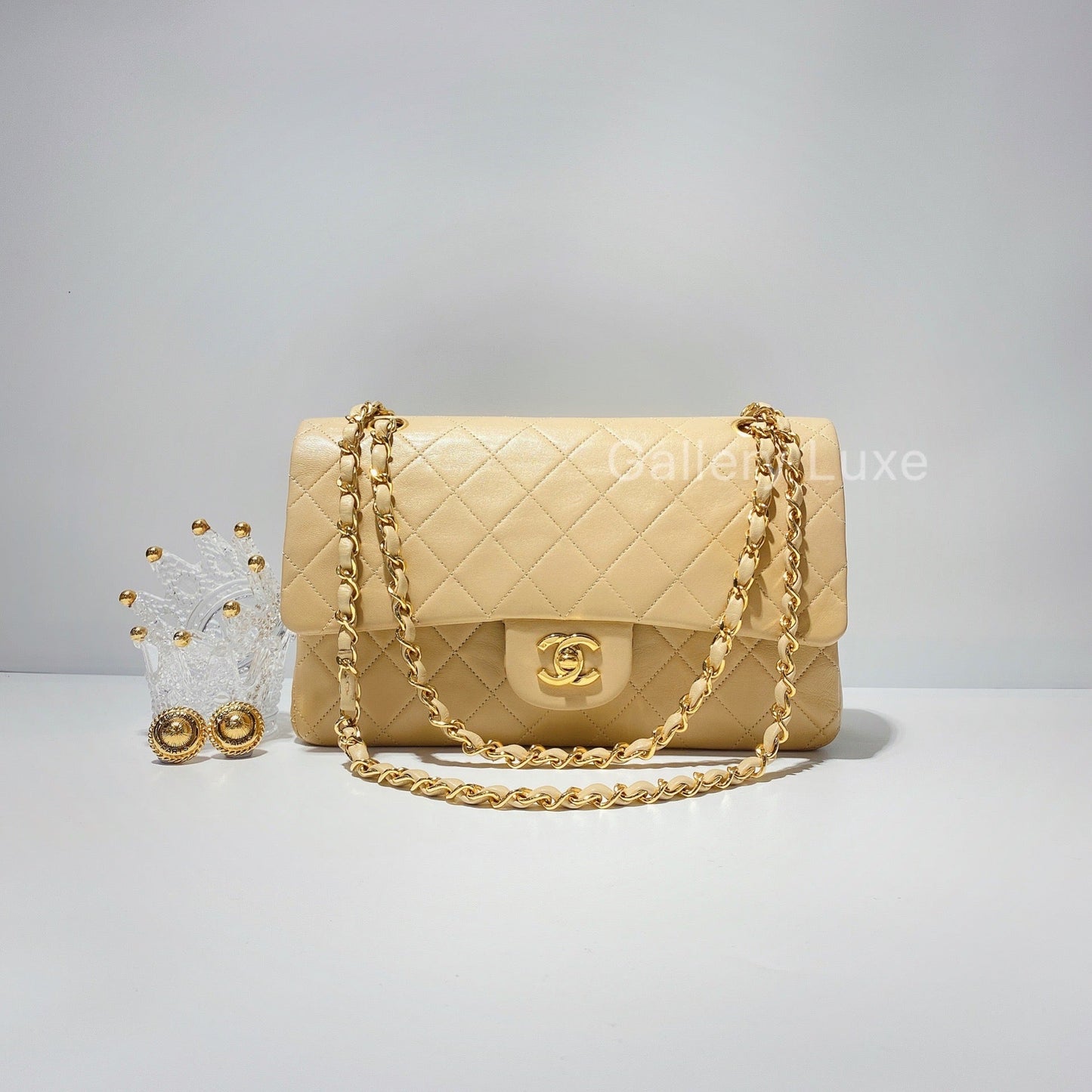 No.2294-Chanel Vintage Lambskin Classic Flap Bag 25cm