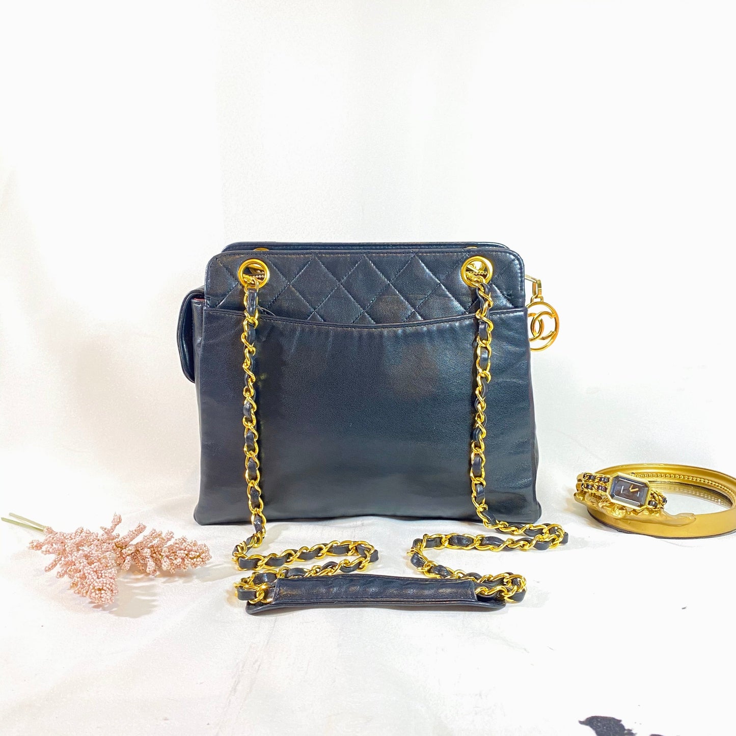 No.2278-Chanel Vintage Lambskin Tote Bag