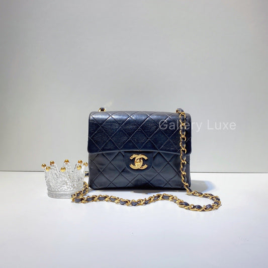 No.2776-Chanel Vintage Lambskin Classic Flap Mini 17cm