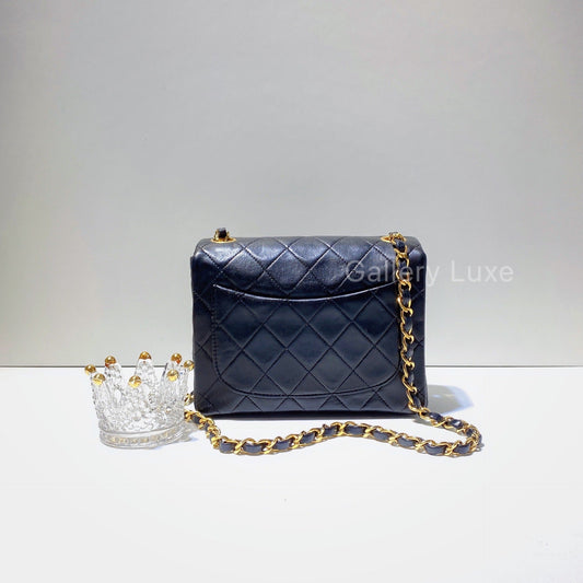 No.2776-Chanel Vintage Lambskin Classic Flap Mini 17cm