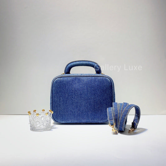 No.2781-Chanel Vintage Denim Small Vanity Case