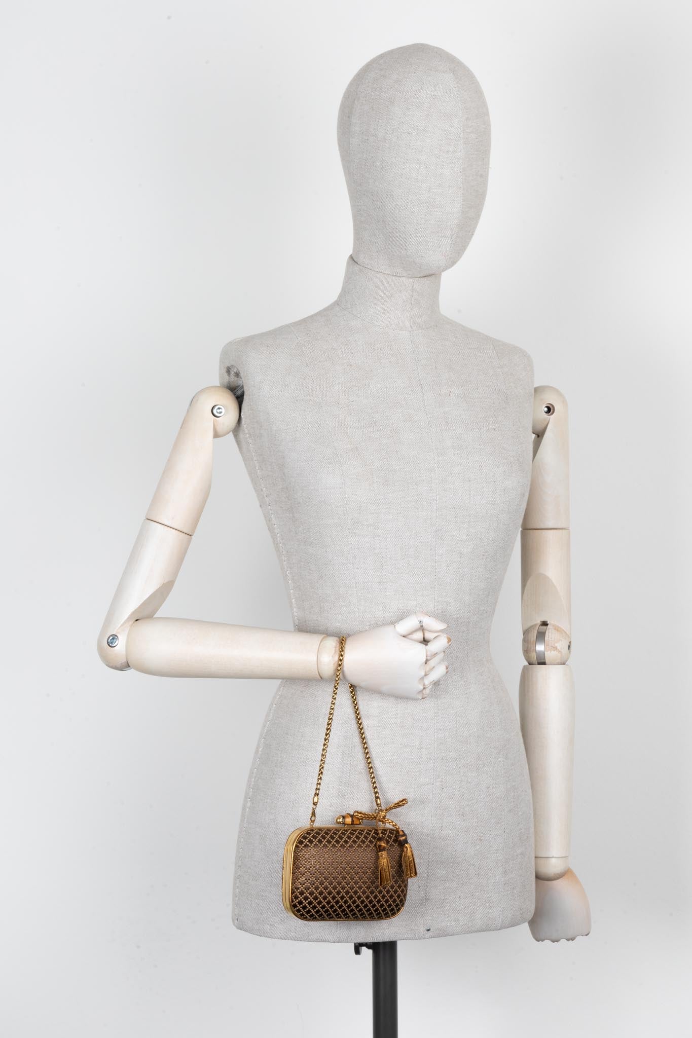 Luxury Gucci Trending 2025 Luxury Gucci Trending 2025 Bamboo Minaudiere Clutch Brown Gold