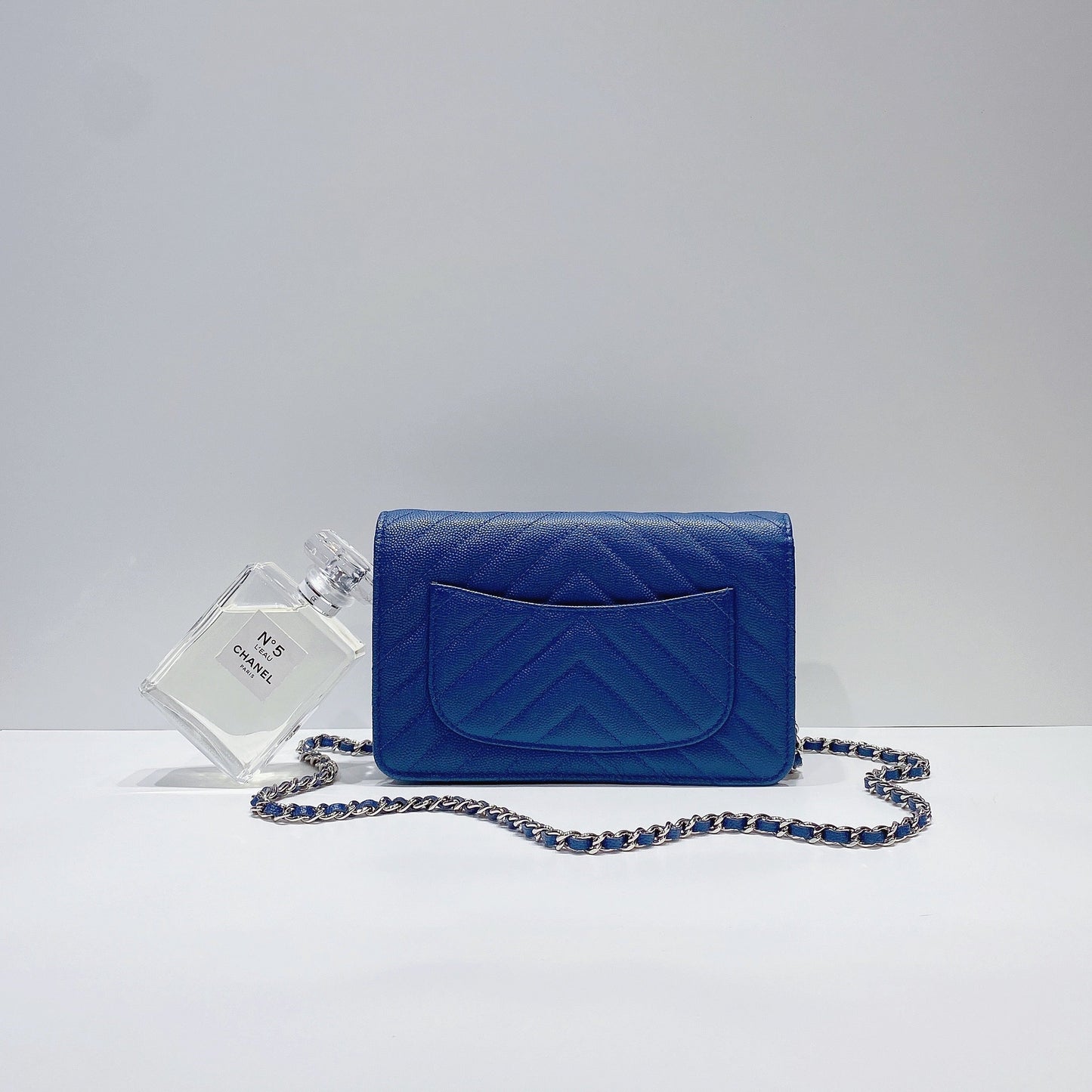 No.3615-Chanel Chevron Classic Wallet On Chain