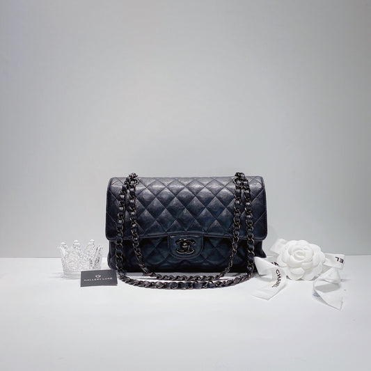 No.3496-Chanel So Black Classic Flap Bag 25cm
