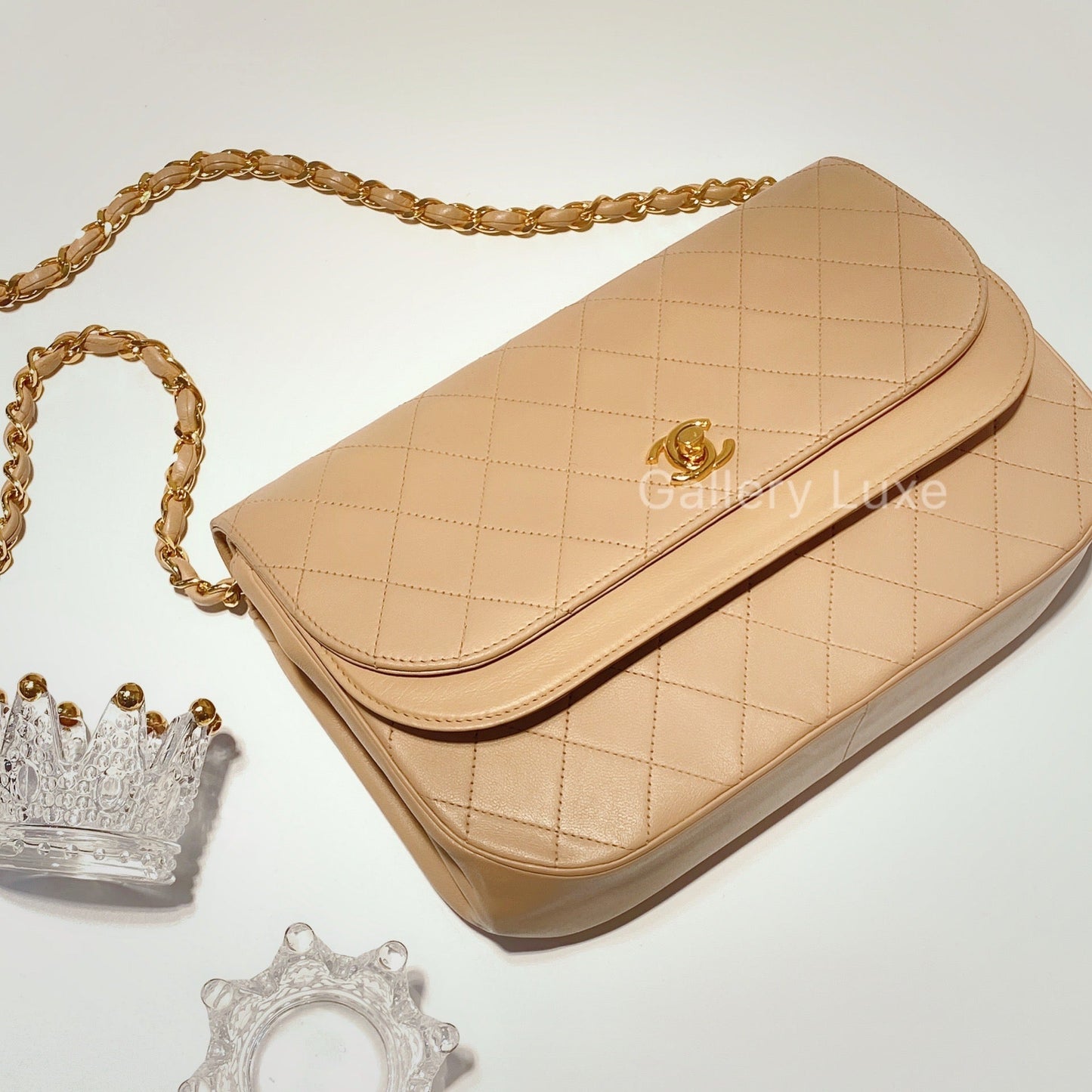 No.2323-Chanel Vintage Lambskin Flap Bag