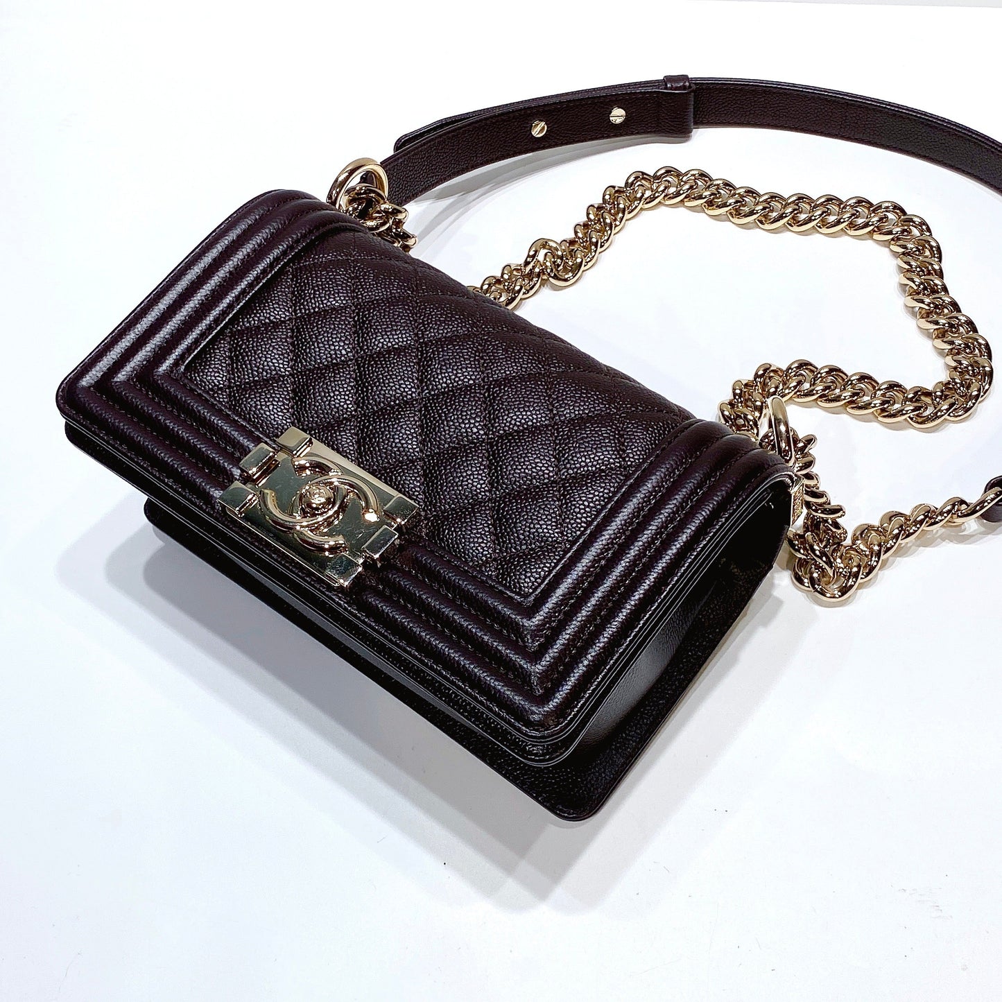 No.3625-Chanel Caviar Boy 20cm