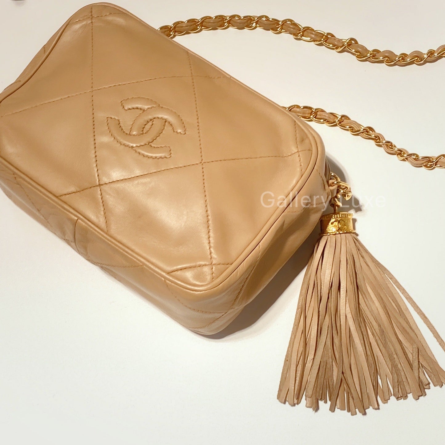 No.2008-Chanel Vintage Lambskin Camera Bag