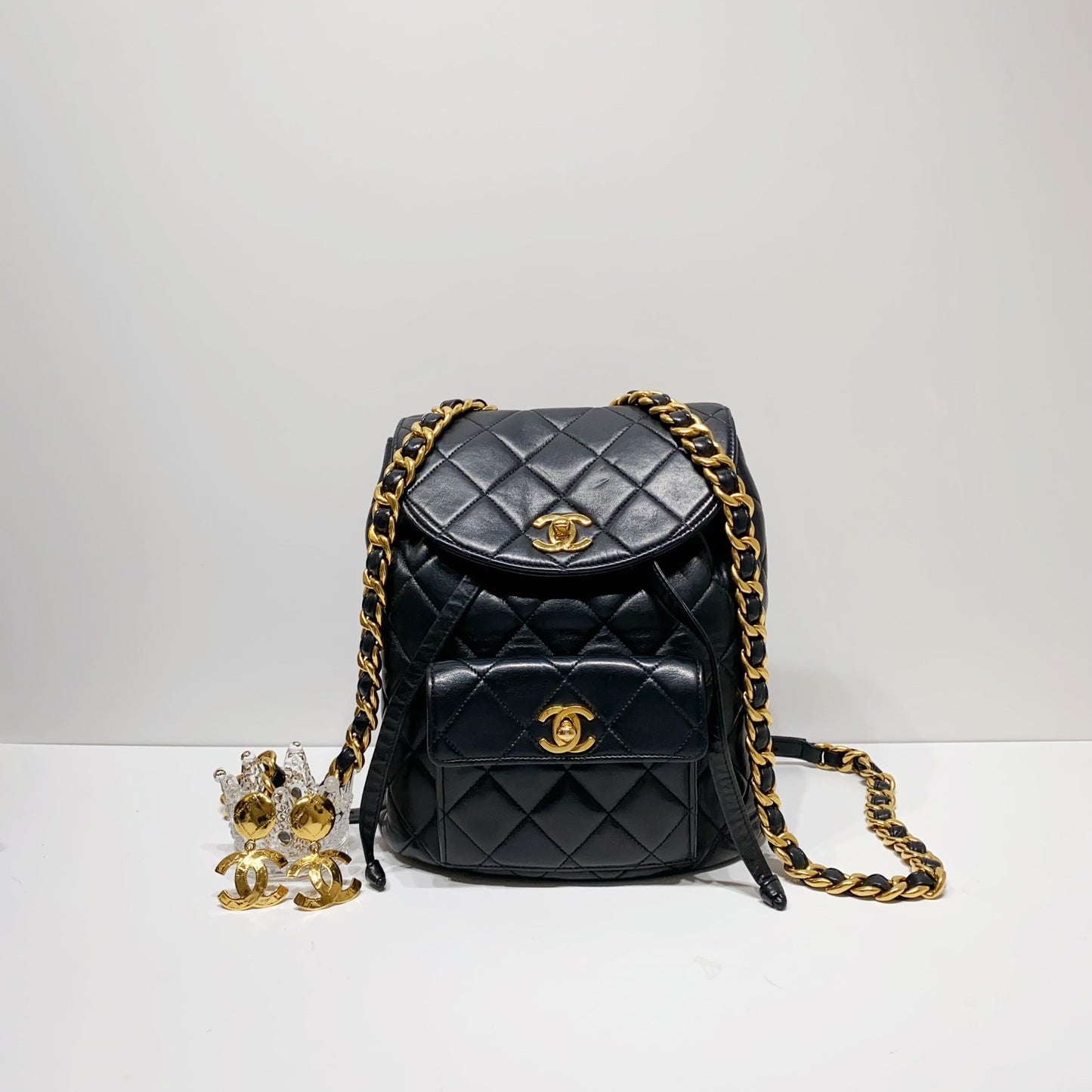 No.001628-Chanel Vintage Duma Backpack