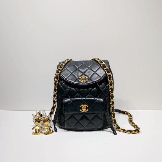 No.001628-Chanel Vintage Duma Backpack