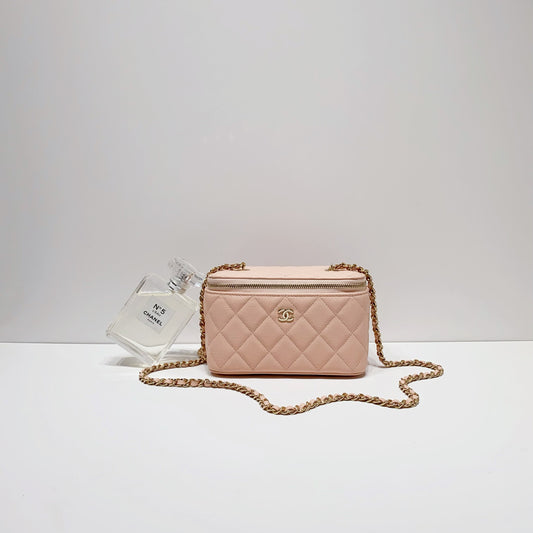 No.4123-Chanel Timeless Classic Vanity With Chain (Brand New / 全新貨品)