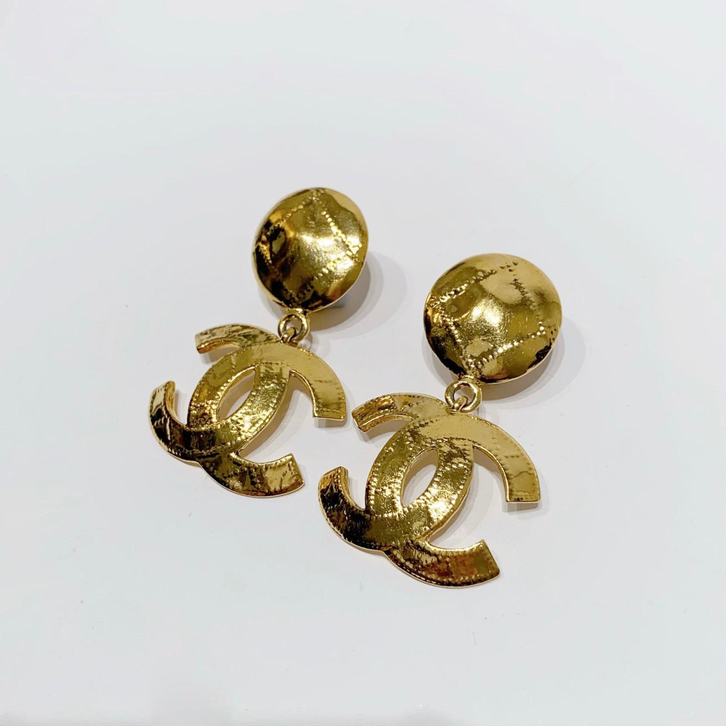 No.4116-Chanel Vintage Drop Coco Mark Earrings