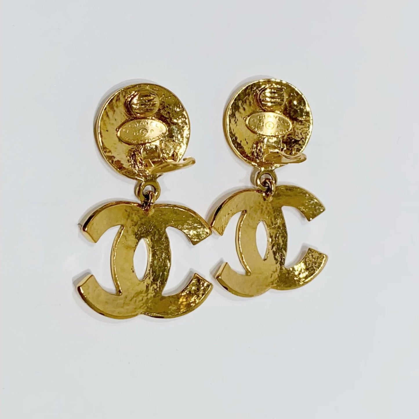 No.4116-Chanel Vintage Drop Coco Mark Earrings