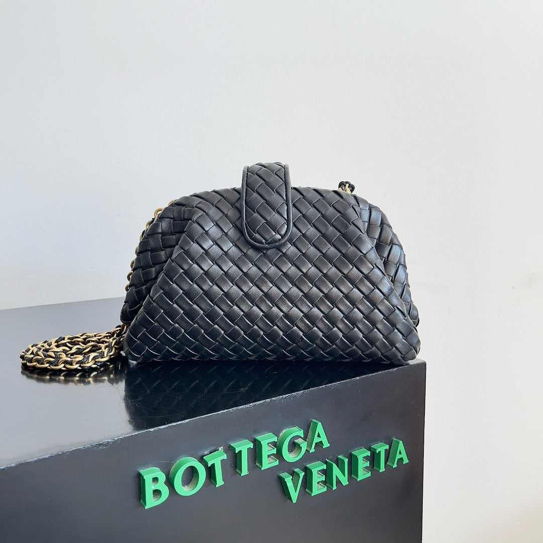 Luxury Bottega Veneta BV MINI 27 BLACK Lambskin 223755