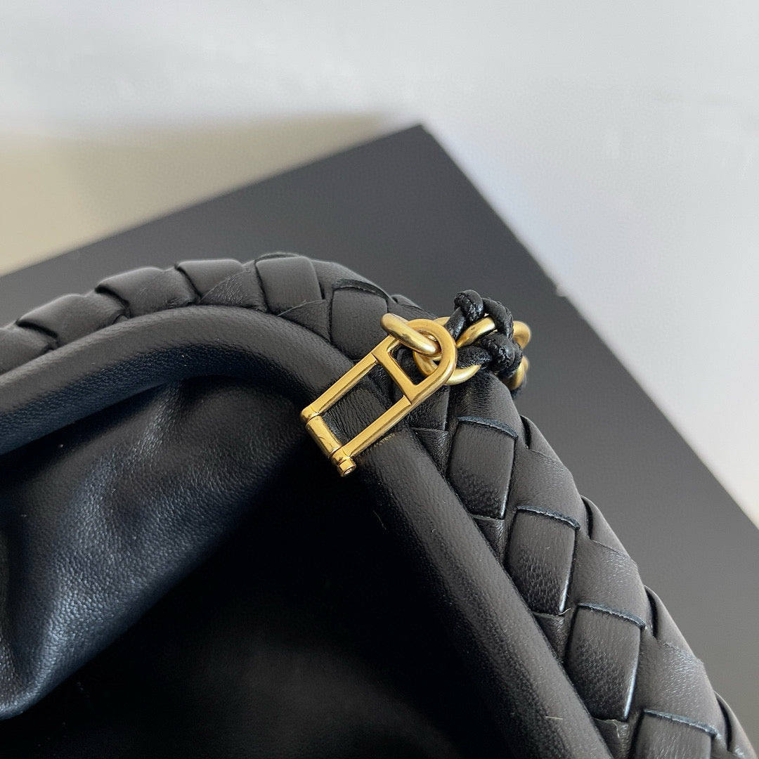 Luxury Bottega Veneta BV MINI 27 BLACK Lambskin 223755