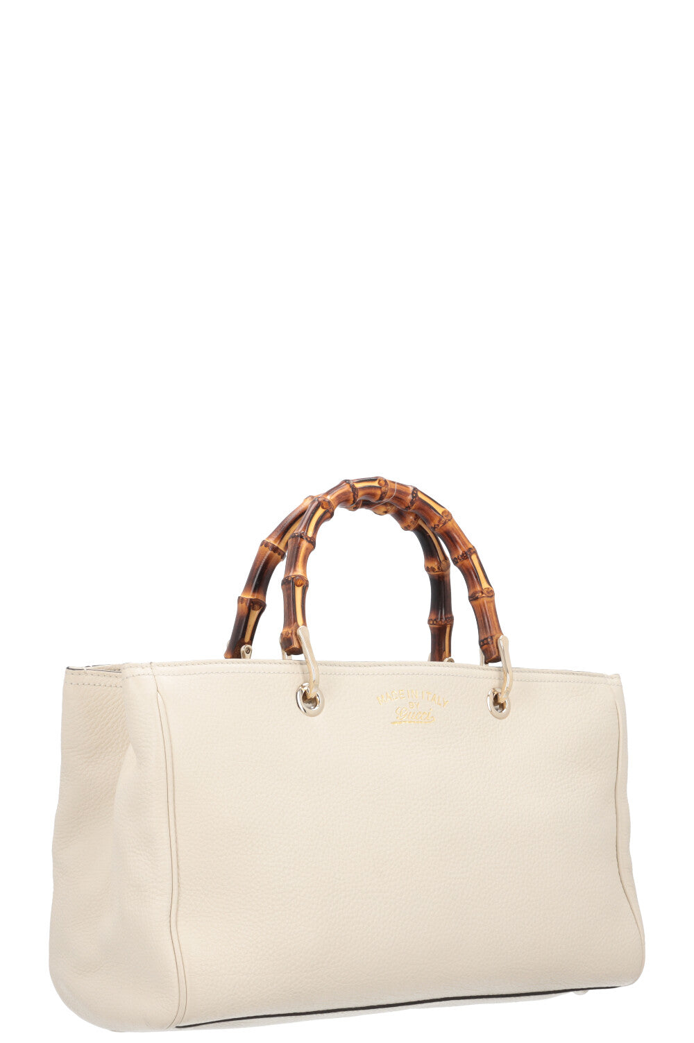 Luxury Gucci Trending 2025 2 Way Bamboo Tote Ivory