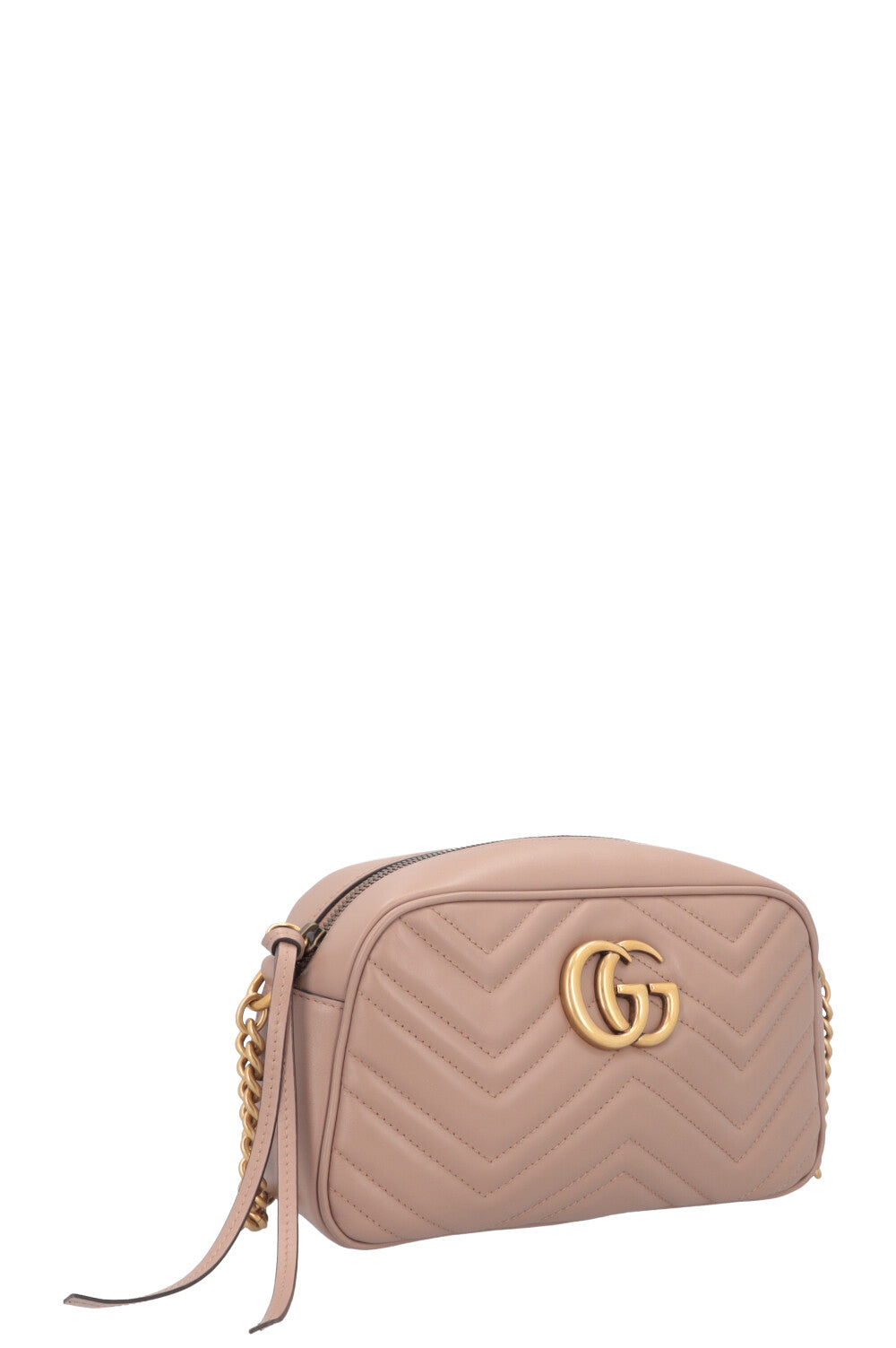 Luxury Gucci Trending 2025 Small Marmont Quilted Crossbody Bag Nude