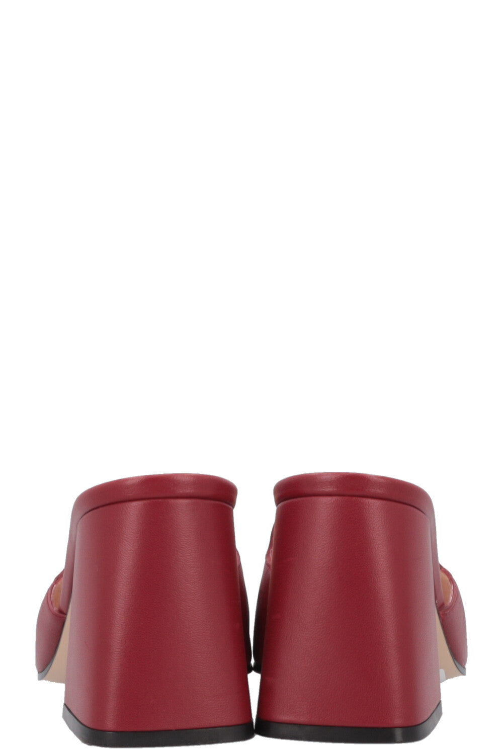 Luxury Gucci Trending 2025 Horsebit Mules Leather Red