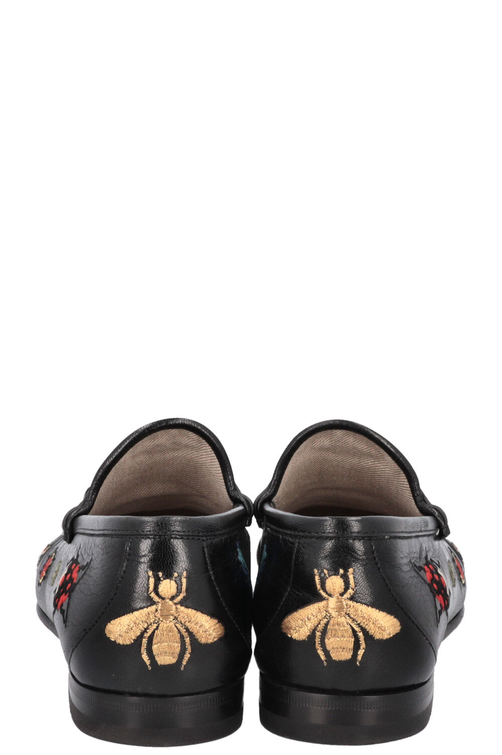 Luxury Gucci Trending 2025 Bugs 1835 Loafers Leather Black