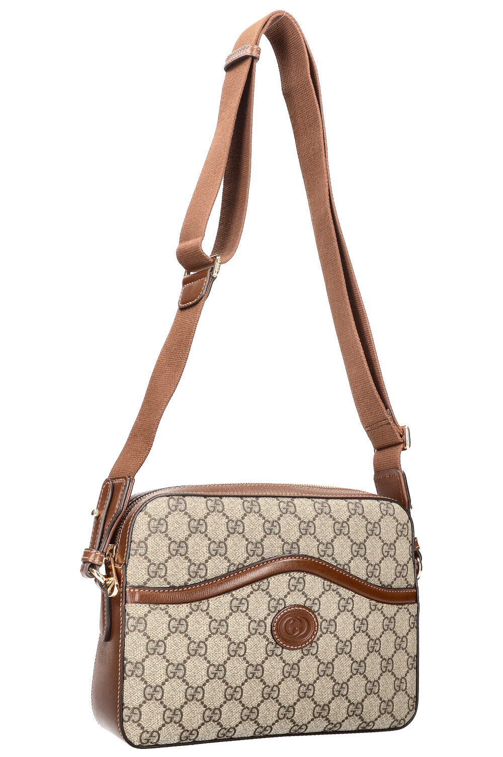 Luxury Gucci Trending 2025 Messenger Bag Supreme Canvas Brown