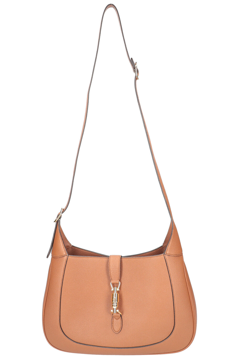 Luxury Gucci Trending 2025 Jackie 1961 Hobo Bag Graind Leather Brown