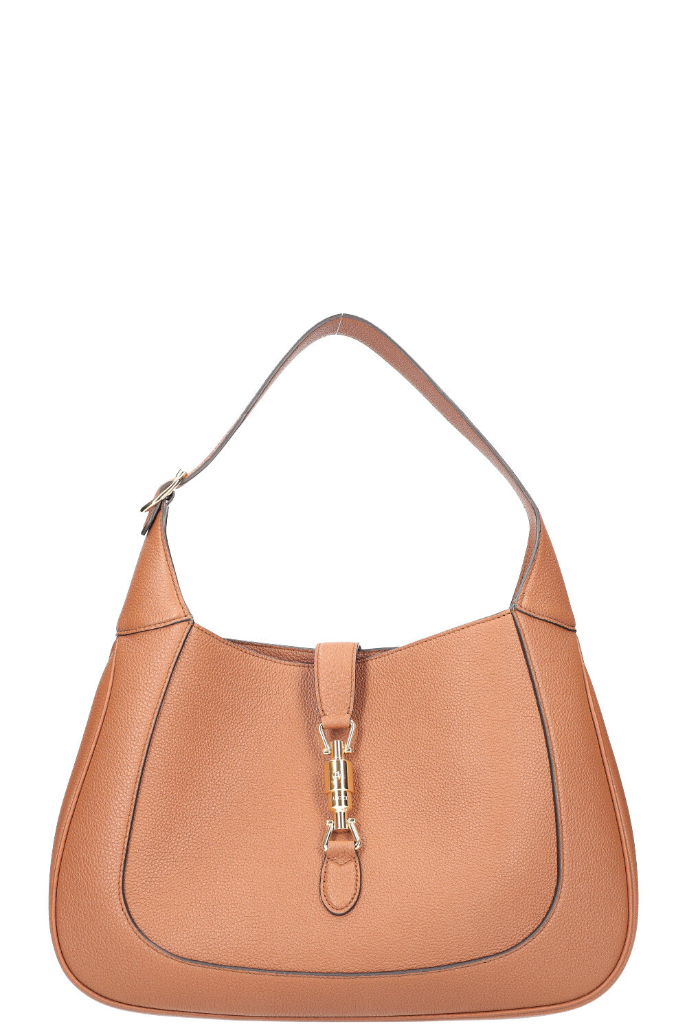 Luxury Gucci Trending 2025 Jackie 1961 Hobo Bag Graind Leather Brown