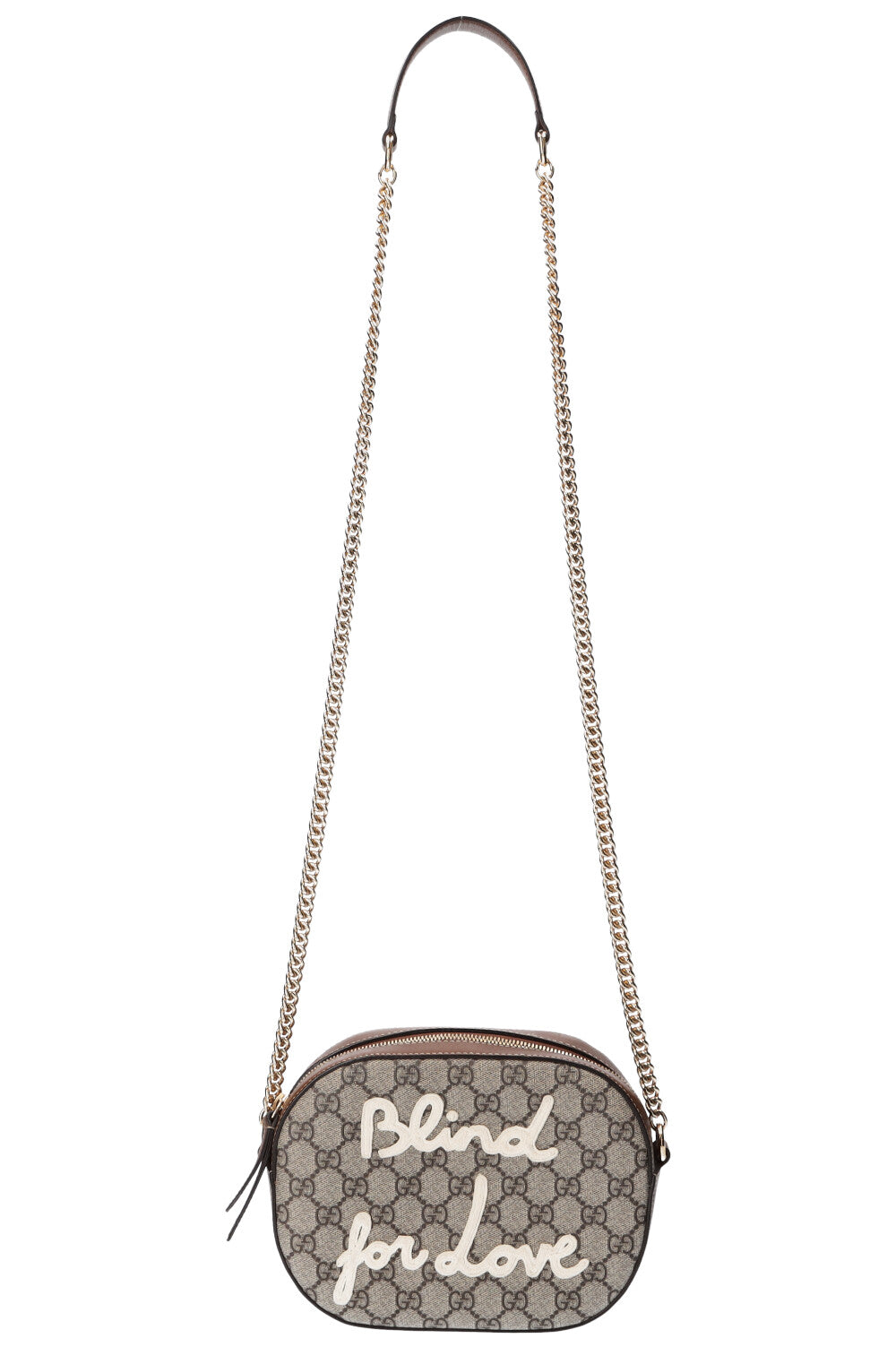 Luxury Gucci Trending 2025 Blind For Love Crossbody Bag GG Supreme
