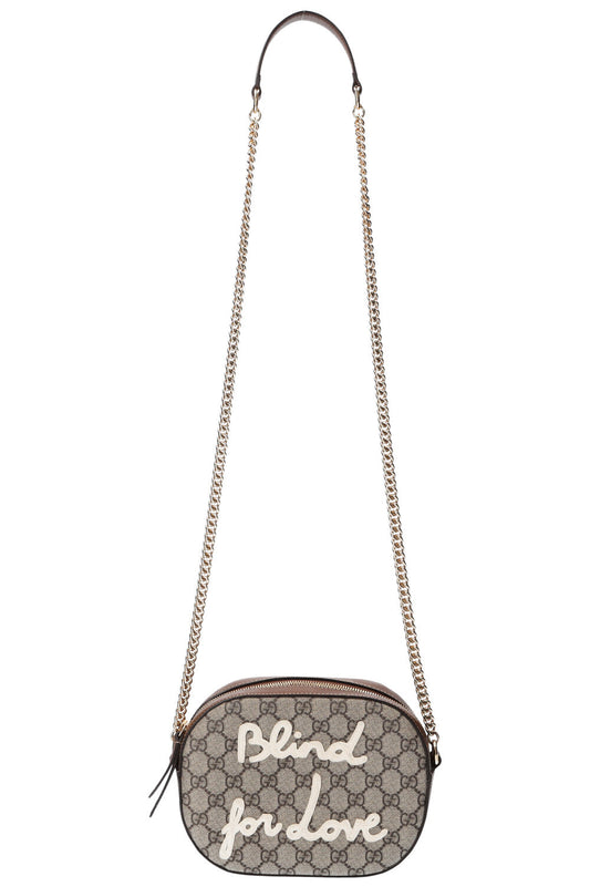 Luxury Gucci Trending 2025 Blind For Love Crossbody Bag GG Supreme
