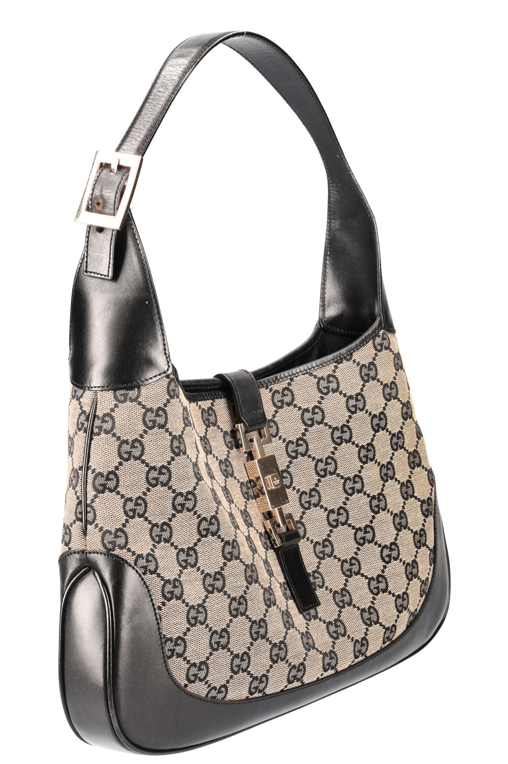 Luxury Gucci Trending 2025 Jackie 1961 Bag GG Canvas Black