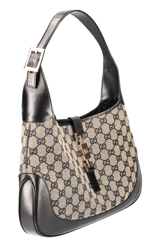 Luxury Gucci Trending 2025 Jackie 1961 Bag GG Canvas Black