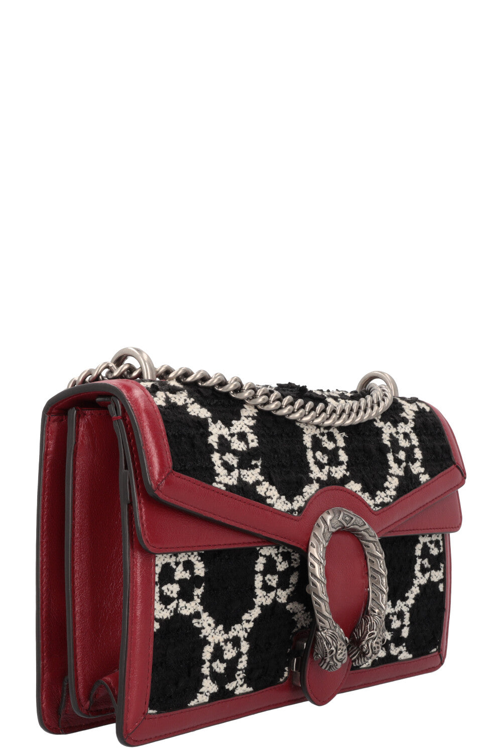 Luxury Gucci Trending 2025 Dionysus GG Supreme Tweed Crossbody Bag Black
