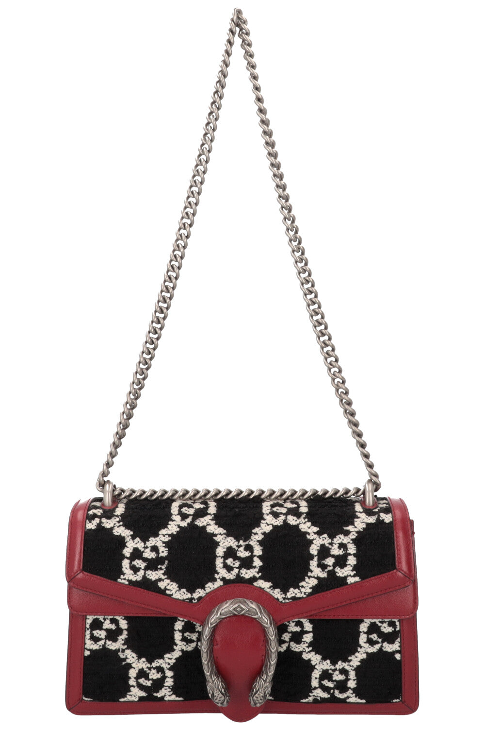Luxury Gucci Trending 2025 Dionysus GG Supreme Tweed Crossbody Bag Black