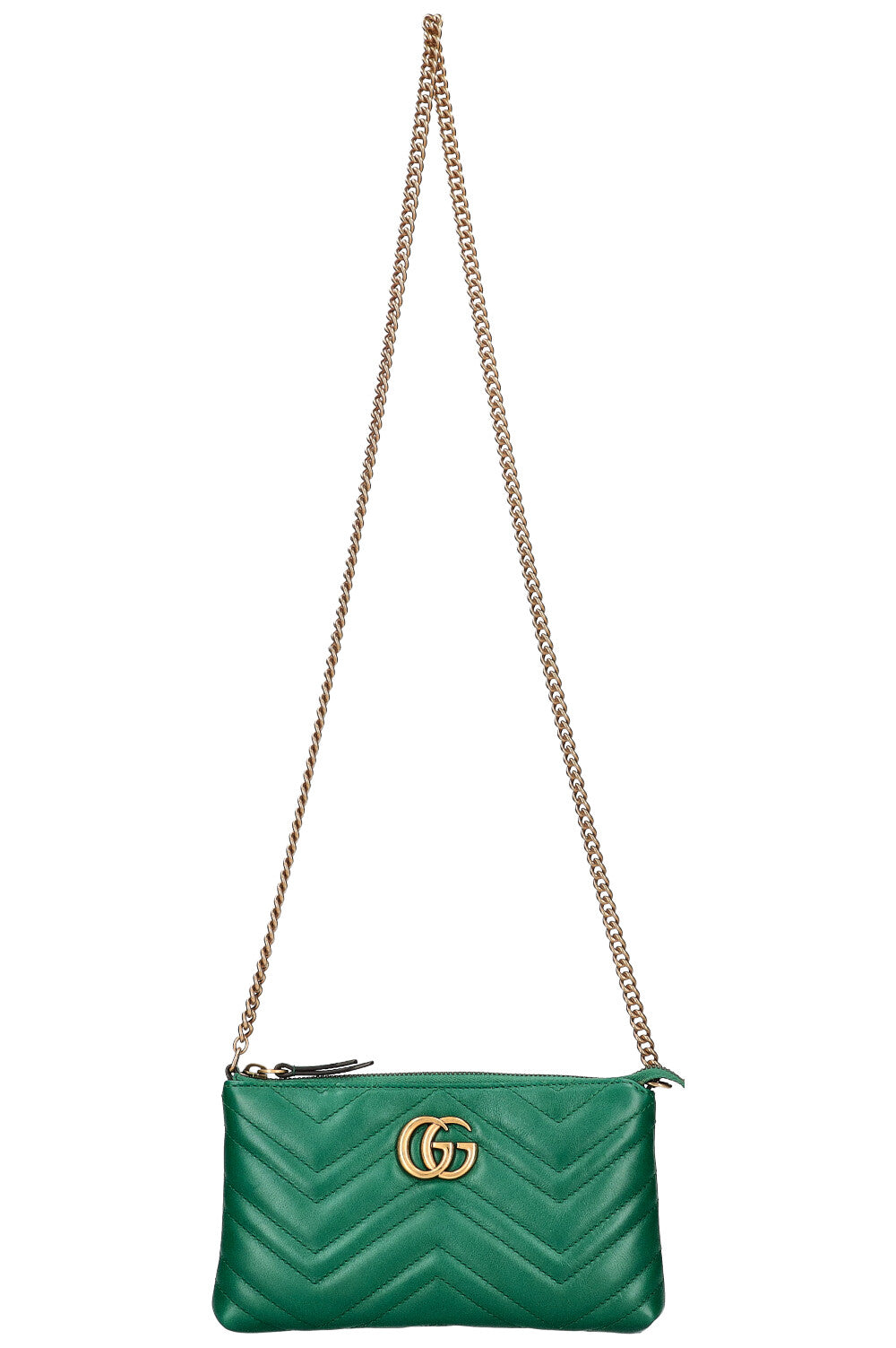 Luxury Gucci Trending 2025 Marmont Crossbody Pochette Green