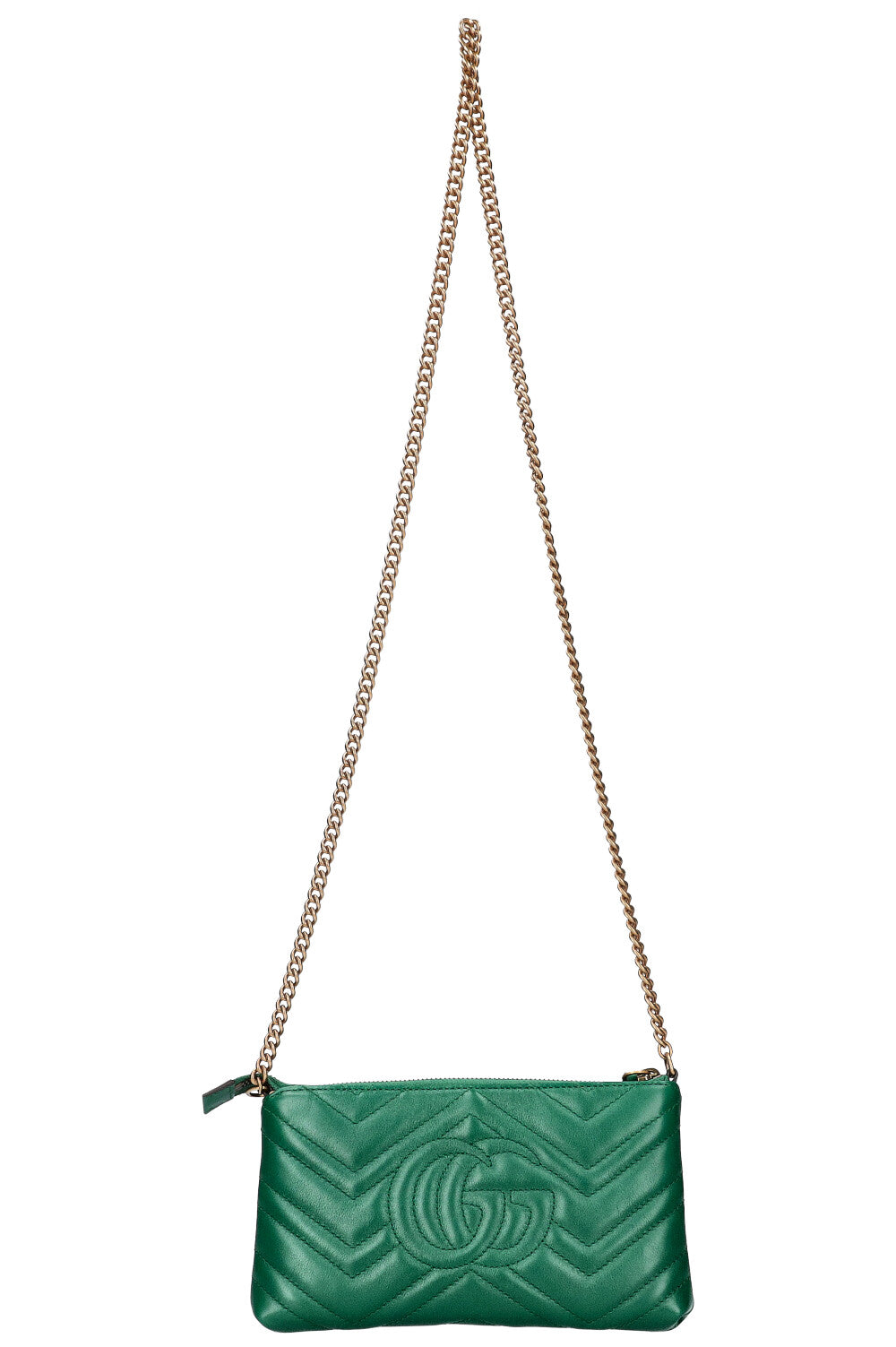 Luxury Gucci Trending 2025 Marmont Crossbody Pochette Green