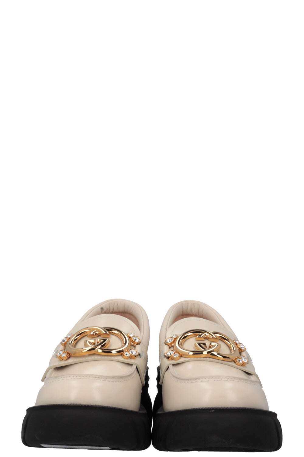 Luxury Gucci Trending 2025 Loafers Leather White