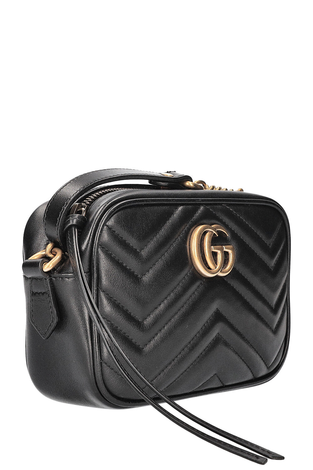 Luxury Gucci Trending 2025 Marmont Small Camera Bag Black