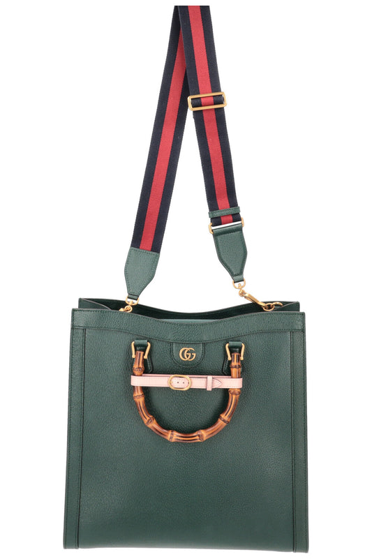 Luxury Gucci Trending 2025 Diana Tote Bag Green