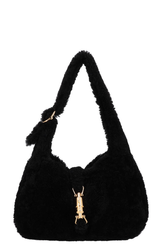 Luxury Gucci Trending 2025 1961 Shearling Jackie Black