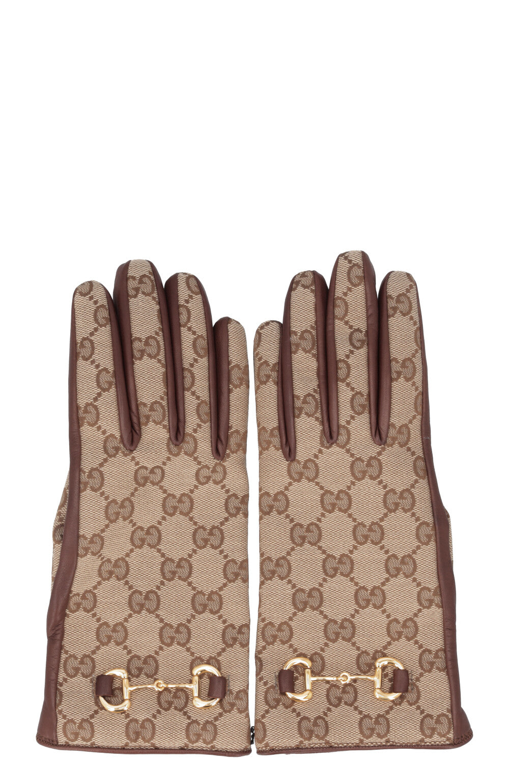 Luxury Gucci Trending 2025 Supreme GG Horsebit Gloves Leather Canvas