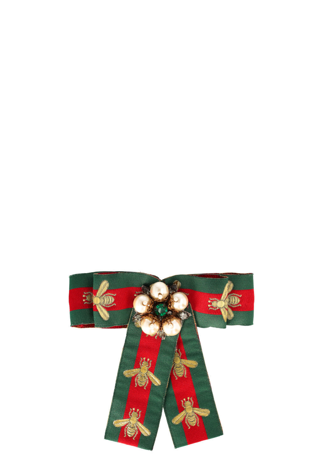 Luxury Gucci Trending 2025 Pearl Bow Brooch